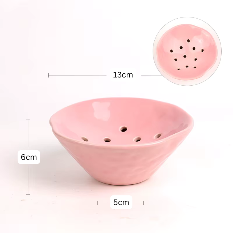 Zen-Style Ikebana Ceramic Bowl – Japanese Flower Arrangement Vessel