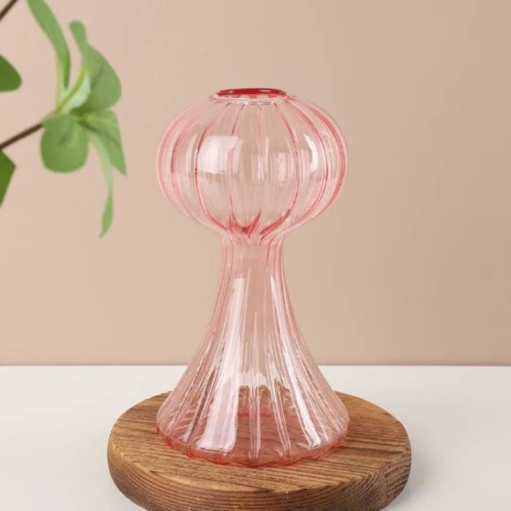 The "Fairycore" Mushroom Glass Vase