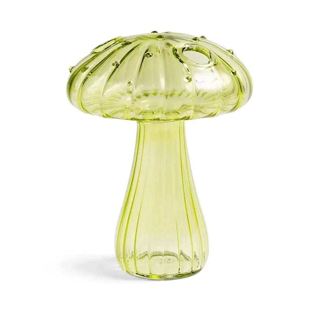 The "Fairycore" Mushroom Glass Vase