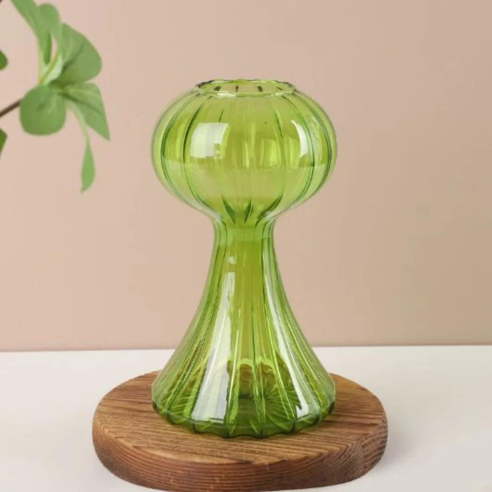 The "Fairycore" Mushroom Glass Vase