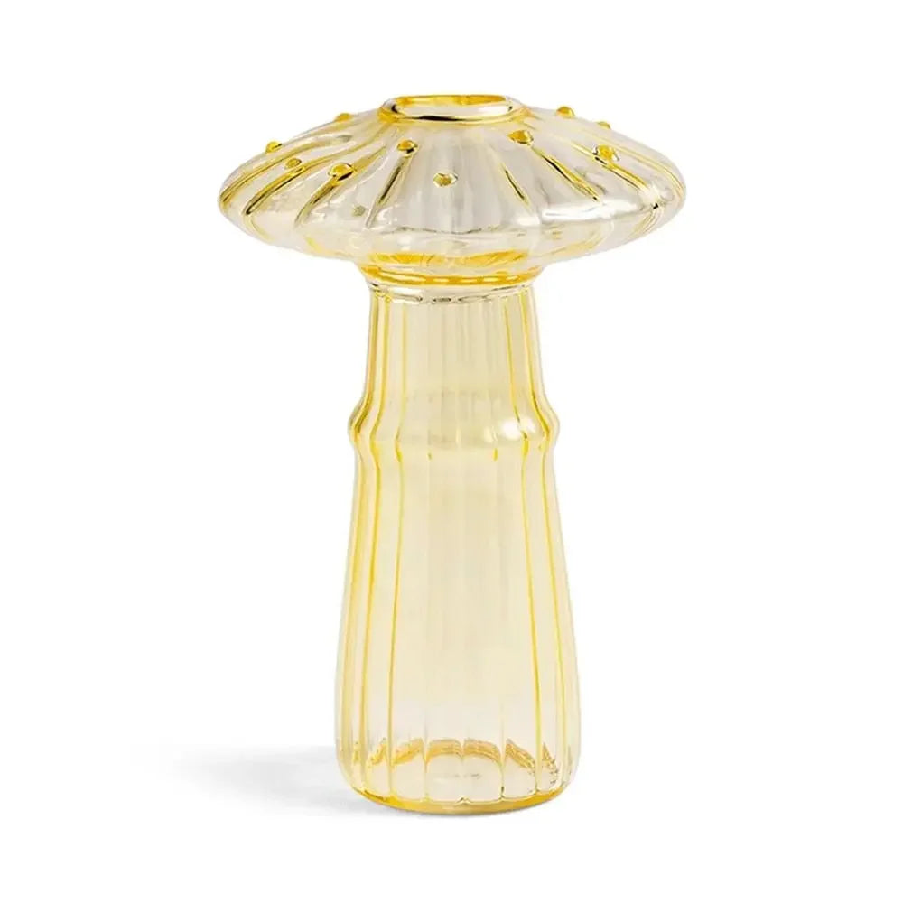 The "Fairycore" Mushroom Glass Vase