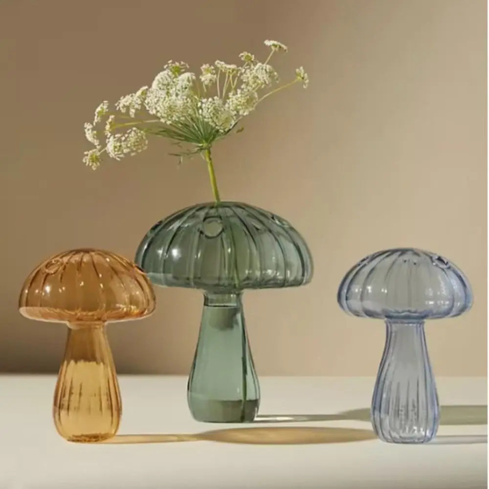 The "Fairycore" Mushroom Glass Vase