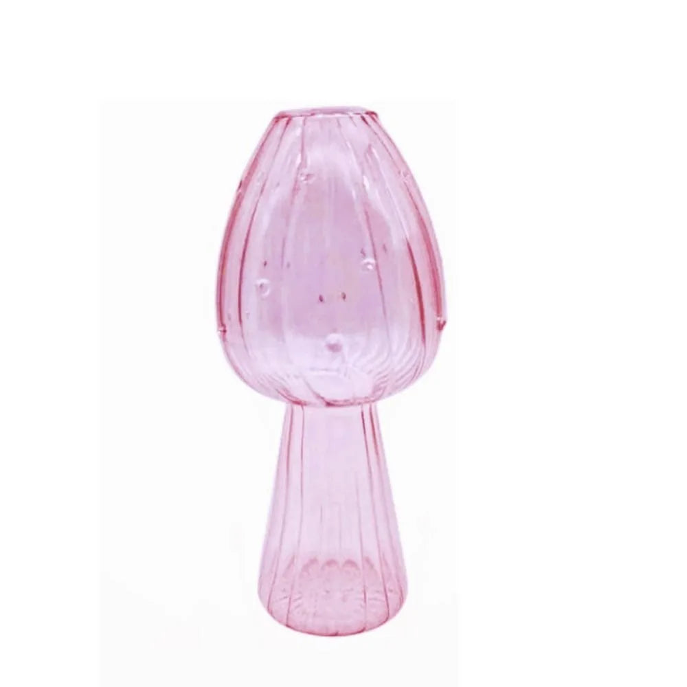 The "Fairycore" Mushroom Glass Vase